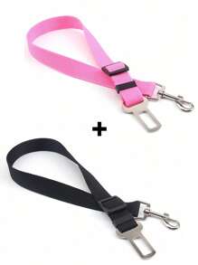 1 pieza Cinturón de seguridad para mascotas, Correa retráctil para perros, Correa para mascotas con hebilla para pecho y espalda, Cinturón de seguridad para automóvil, Cinturones resistentes y duraderos para arnés de automóvil para perros, mascotas medianas y grandes