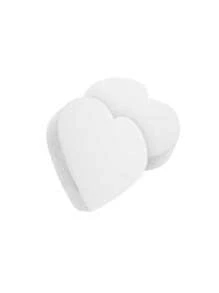 1/4 piezas Forma de corazón blanca de espuma - Es muy adecuada para bodas, cumpleaños y hornear de forma creativa, y se puede usar como material para manualidades. Para decoraciones de boda, decoración del hogar, decoración de la sala de estar, arreglos florales artificiales y frescos, varios proyectos de manualidades para el hogar y decoraciones artísticas. Es aplicable para decoraciones en el Día de San Valentín, el Día de la Madre, el Día del Padre y las ceremonias de graduación. Regalo