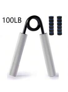 Pince de préhension en métal de 50 à 350 lb, outil d'entraînement de force des mains et des poignets pour hommes, renforçateur de doigts en acier à ressort, équipement de fitness pour accessoires de salle de gym à domicile, sport, gym, exercice à la maison