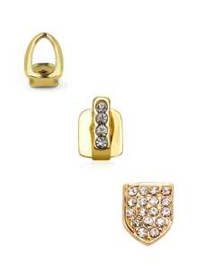 1-3pcs Teeth Grillz Diamond Hip Hop Silver Gold Plated Grillz Tooth Jewelry Kit Crystal Decoration Teeth Shiny Caps