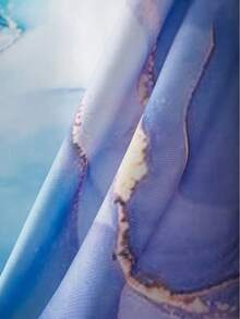 Elegant, Casual, Everyday Full Body Print Polyester Button Front Blouse, Suitable For Office, Holiday, Leisure, Spring/Summer - Multicolor - View 5