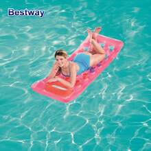 Bestway Bestway 43040 Tanning Pool Floating Lounger 188x71cm PVC Water Floating Hammock Floating Recliner Floating Chair Water Sofa Beach Mat Pool Lounger Float For Swimming Pool Beach Sea