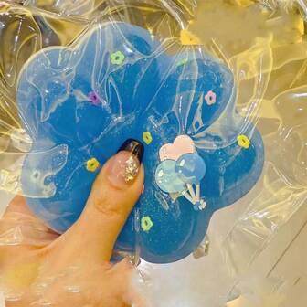 超大亮片大猫爪捏捏乐海盐奶白色减压发泄玩具慢回弹配件颜色随机