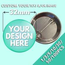 1/3/5/10/30/50/100/500pcs, Customized Design Badges/Pins, Customizable Text/Logo/Photo, Personalized Text Badges, Customized Pins, Personalized Backpack Badge Accessories, Customized Bags - Multicolor - View 42