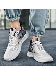 Malla Permeable al Oxígeno Ligeras Zapatillas de Correr Diente de Tiburón Patrón Antideslizante Zapatillas de Caminar Ligeras de Negocios Zapatillas Invisibles para Hombre Capas de Malla Transpirable Oculta Suela Amortiguadora Micro-boosted Una Nueva Opción para el Lugar de Trabajo - Negro - Ver 3