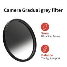 MECORIGHT MECORGHT HD GND Graduated Filter For Canon Nikon Sigma Tamron DSLR Camera Lens37/40.5/43/46/49/52/55/58/62/67/77/82mm