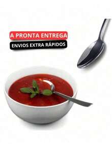 Jogo de Talheres 24 peças Aço Inox 12 Garfos e 12 Colheres de Mesa Para Cozinha Casa - Cinza - Visão 5