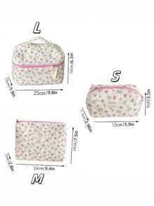 1buc/set Geantă de machiaj cu imprimeu drăguț Bunny&Bow Geantă cosmetică Geantă pentru machiaj Geantă pentru machiaj Organizator cosmetică Husă pentru machiaj Geantă pentru machiaj Geantă pentru îngrijirea pielii Fermoar Geantă de depozitare multifuncțională pentru îngrijirea pielii, cosmetice, perie, cremă de mâini, ruj, ulei de buze, monedă, articole mobile de machiaj, set de bijuterii, set de bijuterii Essentials Cruise Essentials Dorm Essentials Cadouri pentru prieteni Cadouri pentru profesori Cadouri pentru ziua de nastere Cadouri pentru domnisoara de onoare Cadouri pentru mama