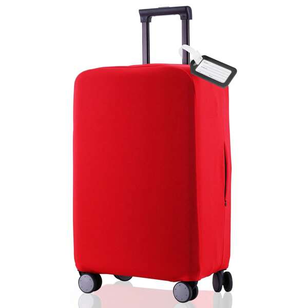 Housse de valise, universelle pour plusieurs marques, pour les bagages enregistrés, anti-chute, anti-poussière, pour la maison, les voyages, les bagages cabine, avec un sac d'embarquement offert comme cadeau pour les accessoires scolaires et les fournitures scolaires