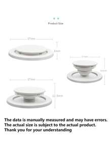 1pc Powerful Magnetic Inflatable Phone Stand, Ultra-Thin Portable Slouchy Retractable Transparent Magnetic Phone Holder