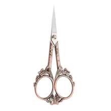 4.7in Butterfly Style Eyebrow Scissors, Small Lash Scissors For Women, Stainless Steel Brow Scissors For Nose Beard Mustache Facial Hair, Craft, Artwork, Needlework Yarn, Handicraft DIY Tool, Thread Snips(Rainbow),Makeup,Cheap,Room Decor,Vanity,Travel,Bedroom,Makeup Accessories