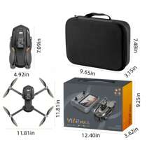 GPS Remote Control Drone With 4.5-Inch Large Screen, Foldable Quadcopter | PTZ Dual HD Cameras | Brushless Motor | Optical Flow Positioning | GPS Auto Return | Includes 2 Batteries For Extended Flight Time | Outdoor Aerial Photography Companion | Toy Drone