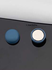 Solid Color Magnetic Scarf Buckle, Silk Scarf Clip, 2-In-1 Anti-Glare Shawl Pin, Magnetic Collar Clip - Rose Gold 1pc - View 9