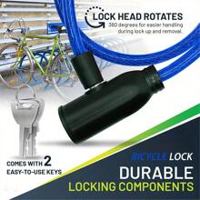 1pc Bicycle Lock With Key, Blue, Green, And Red Similar To Bicycle Cable Lock, Used To Protect Your Bicycle Accessories, Length 60cm/23.6 Inches
