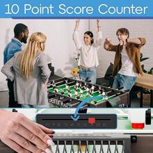 SereneLife Football Table - Full Size Foosball - Soccer With Fose, Interactive Table Top Football For Adults & Kids - 109.22" L x 60.96"W x 78.74"H - View 7