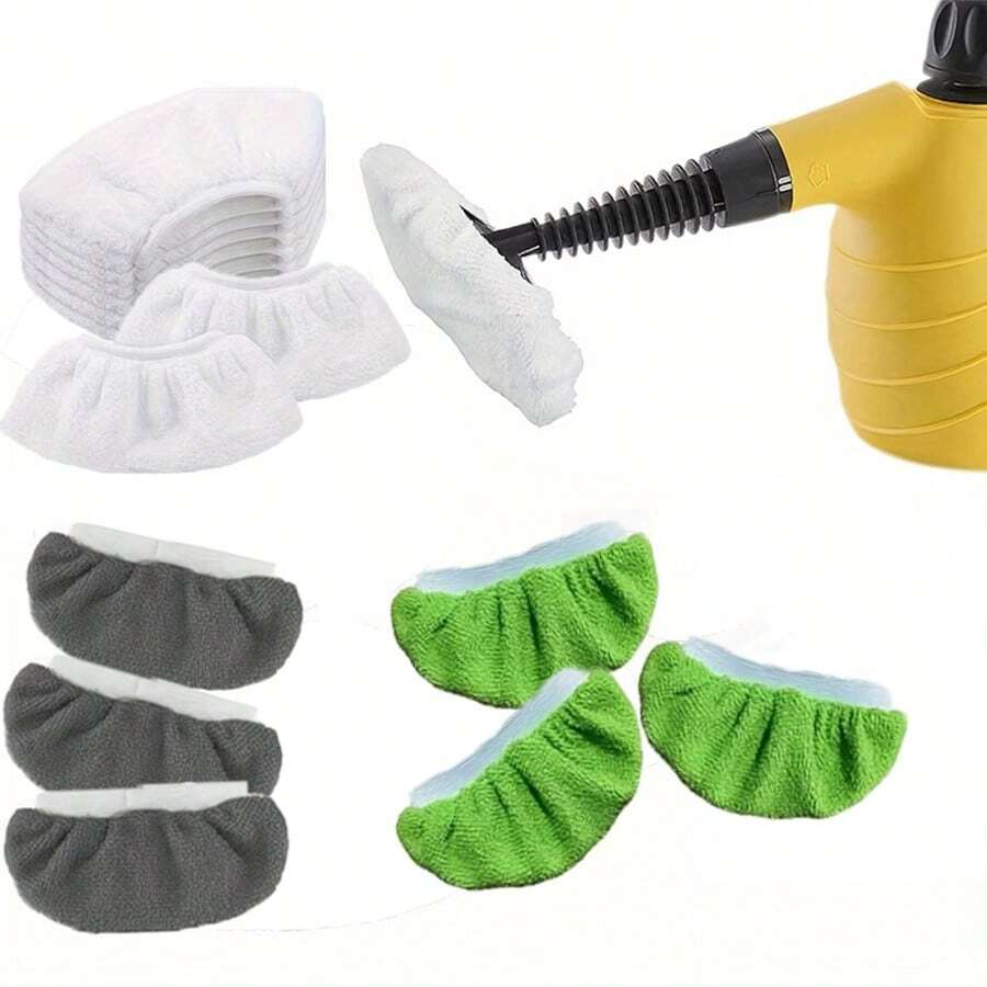 1/4/8/10pcs Universal Microfiber Steam Mop Pad For Most Models Of Reusable Washable Replacement Cloths For Use With Handheld Steam Cleaners