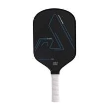 Paddle da pickleball approvato dall'USAPA in fibra di carbonio T700 nera, con anima in nido d'ape in polipropilene da 16 mm e superficie ruvida