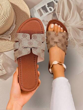 2025新款平底凉鞋，波西米亚元素，法式浪漫风情，一脚蹬，软底，防滑，轻便，适合日常穿着，度假，派对，逛街，休闲，沙滩，网红推荐，女士平底凉鞋