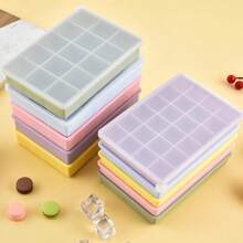 15/24-Cavity Silicone Ice Cube Trays - Classic Multi-Color Ice Cube Molds For Freezing Cocktails, Drinks, Ice Balls, Suitable For Refrigerator, Bartending, Chocolate, Beverages, Juice, Home Kitchen, Perfect Gift For Mother's Day, Father's Day, Birthdays, And Various Gatherings