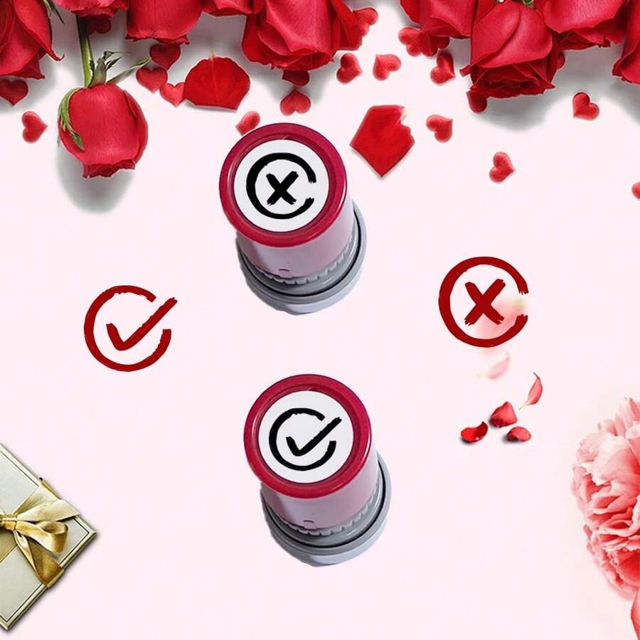 Small Round Stamp For Evaluation, Family Supervision, Pass, Teacher ...