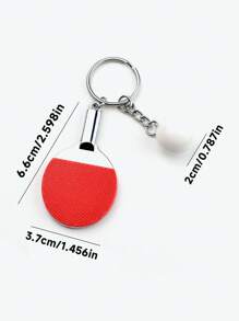 1 pièce Porte-clés en acier inoxydable personnalisable avec élément de tennis de table - personnalisé avec gravure de nom/texte, cadeau idéal pour utilisation quotidienne, fans de tennis de table, passionnés de sports - pendentif de clé de voiture minimaliste et élégant, cadeau personnalisé pour camarades de classe