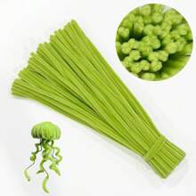 Paquete de 200 limpiapipas para manualidades, paquete de valor de tallos de chenilla, limpiapipas de colores surtidos para manualidades, varillas de alambre suave y esponjoso ideaales para suministros de arte y manualidades, limpiapipas para manualidades, decoraciones de arte y manualidades con tallos de chenilla