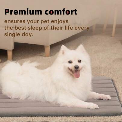 حصيرة حيوانات أليفة قطعة واحدة ، وسادة قفص الكلاب ، قابلة للغسل ، مقاومة للماء ، حصيرة حيوانات أليفة مضادة للانزلاق من مواد عالية الجودة توفر للكلاب والقطط مساحة راحة مريحة وصحية ، مناسبة للربيع والصيف والخريف والشتاء