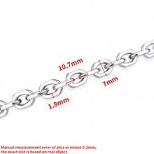 100cm Stainless Steel Oval Chain, Jewelry Making Chain Suitable For Men And Women - Oval Chain - View 9