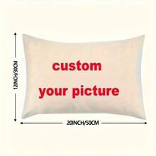 12 * 20 بوصة غطاء وسادة رمي مخصصة - قابلة للغسل في الغسالة، غطاء إنقلابي ذو سحاب معاصر، مصنوع من البوليستر مناسب لجميع أنواع الغرف - طباعة شخصية منسوجة، مناسبة لتكون هدية للأطفال والعائلة وعيد الأم وعيد الأضحى وموسم الزفاف وموسم التخرج والاستقلال