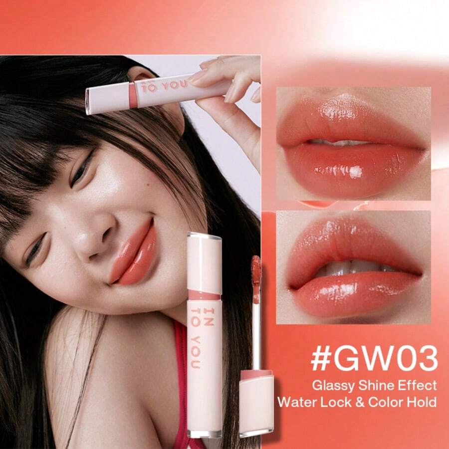 Into You Glow Lip Tint Long-Lasting Moisturizing Natural Look Beauty Makeup - GW03 - Xem 1
