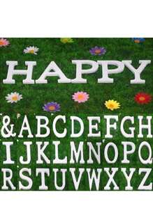 1pc Wooden Decorative Letter Design Home Decor Crafts, Free Combination Decorative Freestanding Wooden Letter Slices For Handicrafts, Family Gatherings, Birthday Parties, Weddings And Other Event Decorations