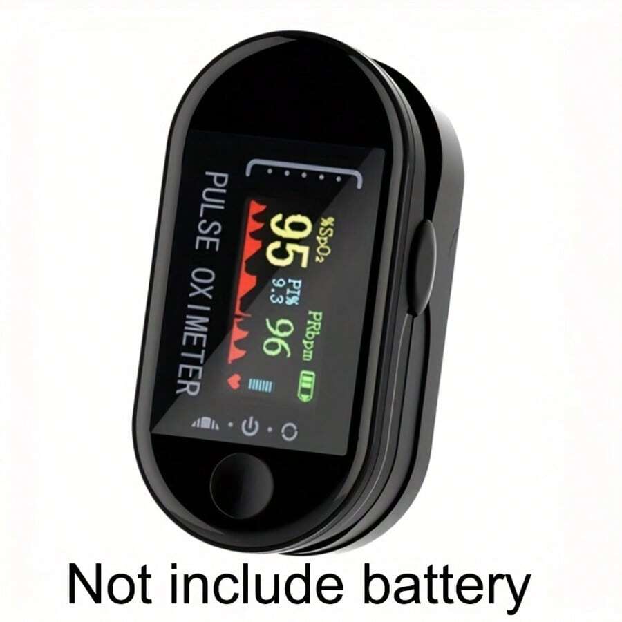 Fingertip Pulse Oximeter, Blood Oxygen Saturation Monitor With Pulse ...
