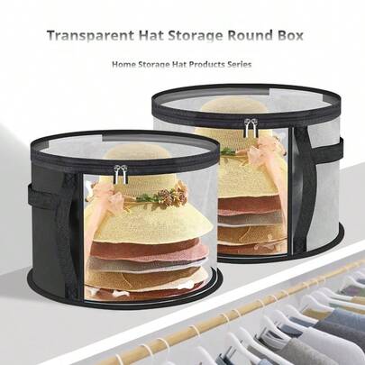 1pc Summer Simple Storage Bag For Girls' Berets And Visor Hats, Storage Bag For Boys' Baseball Caps