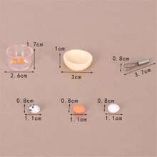 9 pièces/Set Mini Modèle de fouet d'œufs, accessoires de cuisine de maison de poupée, décoration de cuisine miniature, accessoire de photographie