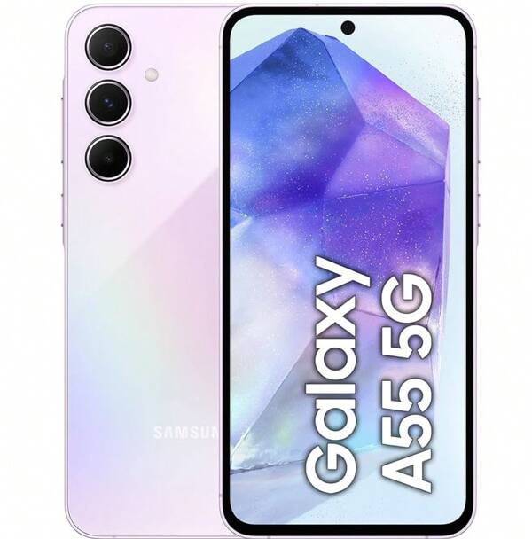 Celular Galaxy A55 5G 256Gb 8Ram Color Lila Dualsim Nuevo Libre