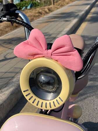 1 件装 电动车蝴蝶结装饰贴 电动车前部蝴蝶结装饰贴纸