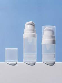 5/10/15毫升 1/2/3/4/5/6个装 透明真空泵瓶，真空化妆品乳霜泵瓶，旅行装可重复灌装容器，适用于乳液、精华液、洗发水和其他洗漱用品，也适用于DIY粉底液、凝胶、精华液、保湿霜等。 - 彩色 - 查看 4