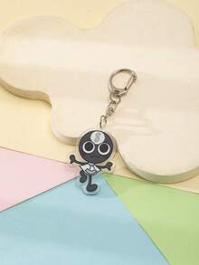 1 Pc Acrylic Cartoon Cute Dandy'S World Purple Video Game Theme Keychain Pendant Backpack Ornament/Bag Accessories/School Bag Accessories/Purse Pendant/Friend's Gifts Car Accessories Bag Charm Backpack For School - Multicolor - View 28