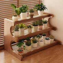 Étagère en bambou, étagère d'affichage, support d'étagère échelle de style table pour pot de fleurs, étagère de rangement à plusieurs niveaux, porte-tasse pour la cuisine, la chambre, le dortoir, le bureau
