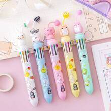 1pc Creative Cute Pendant Colorful Ballpoint Pen Graffiti Pen Student Gift Prize Stationery