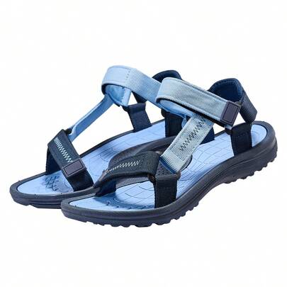 New Flat-Soled Sports Shoes For Teenagers,Student, Thick-Soled Breathable Leisure Shoes, Beach Sports Shoes, Hiking Sandals.