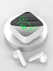 Wireless Headphones, Semi-In-Ear Headset With Touch Control Headset, Condenser Microphone, Non-Waterproof, Plastic, Smartphone Compatible With HD Calling And Music Playback - Multicolor - View 12