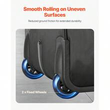 Rolling Laptop Bag, Fits Up To 17.3 Inch Laptop, Wheeled Briefcase, Roller Computer Tote Bag With Wheels & Telescoping Handle, Laptop Case For Work Travel Business Office, Women & Men (Black) - 17,3 inch màu đen - Xem 6