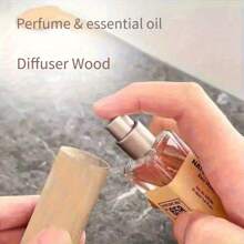 3 pièces de bois volatil de fleur de hêtre, diffuseur d'arôme en bois, convient pour la maison et le bureau - amplificateur de parfum portable, utilisé pour la penderie et la décoration de la table de chevet, avec cadeaux de fête universels, convient pour Noël, Halloween, Fête des Mères.