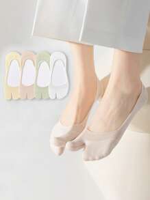 1/5 Pairs Summer Breathable Cotton Thin Toe Separator Invisible Non-Slip Women Ankle Socks