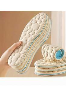 Breathable High Elasticity Shock-Absorbing Sports Insoles, Suitable For Men And Women,Ultra-Comfort Memory Foam Insoles For Men And Women - Anti-Odor, Sweat-Absorbing, Massage For Running, Sports, And Daily Wear - Breathable, And Foot Care Solution
