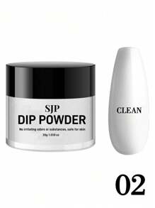 30g Poudre de trempage, blanc laiteux, rouge, rouge vin, rose. Poudre acrylique de trempage pour les ongles, tenue de plus de 28 jours. Utilisée pour la manucure, sans besoin de lampe à ongles, sans danger pour la peau autour des ongles