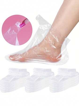 80-180pcs Foot Baths Bags,Disposable Foot Tub Liner Portable Bath Basin Bags, Plastic Pedicure Spa Bags,Thin Large Foot Bath Liners Disposable Pedicure Liners For Foot Pedicure Spa Hotel Home Use,Foot Care Toools