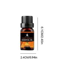6*0.33oz Essential Oil Set, Includes Lavender, Rose, Jasmine, Cherry Blossom, Sweet Orange, Peach, Suitable For Diffuser, Humidifier, DIY Candle Making, Best Gift Set