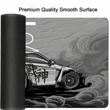 Sports Car Mouse Pad XXL Gaming Accessories Office Gamer Keyboard Desk Mat Non-Slip Laptop Large Anime GTR Mousepad